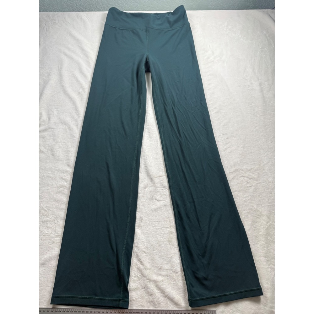 Athleta Elation‎ Straight Leg 2.0 Pants Forest Green Teal Yoga High Rise Medium